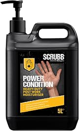 SCRUBB Power Condition Heavy Duty Hand Moisturiser 5L Post Work Skin Nourish view 1