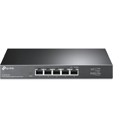TP-Link TL-SX105 | Switch Ethernet Não Gerenciado de 5 Portas 10G