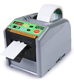 Frifreego Automatic Tape Dispenser – Silicone Wheel Electric Cutter, Tape Width 6-60mm, Max Length 999mm, For Tape/Ribbon <0.5mm Thick, 110V