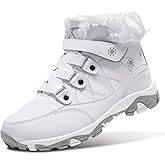 ASHION Womens Snow Boots Warm Fur Lined Winter Boots Comfortable Ankle Booties Outdoor Hiking Boots for Women