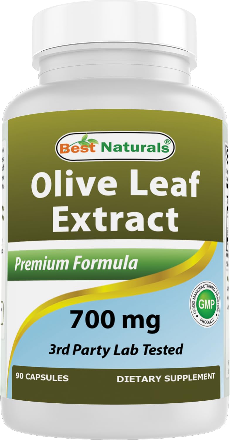 Best Naturals Olive Leaf Extract, 700 Mg, 90 Capsules