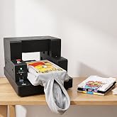 Furvveerr DTF &amp; DTG Printer, A3 L805 Multifunction t Shirt Printer Machine with White Ink Mixing and Semi-Automatic Cleaning, for T-Shirts, Hoodies, Pants, Hats, Shoes, etc.