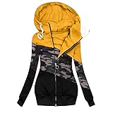 F_Gotal Women's Turtleneck Hooded Fashion Solid