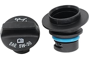 DriveFix Engine Oil Filler Tube and Cap Cover Set for Buick Lacrosse Regal Verano for Chevy Captiva Sport Equinox Impala Malibu Orlando for GMC Terrain
