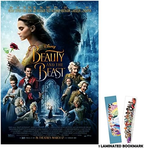 Beauty and the Beast (2017) - Main - 13 in x 19 in Movie Poster Flyer Borderless + Free Bookmark