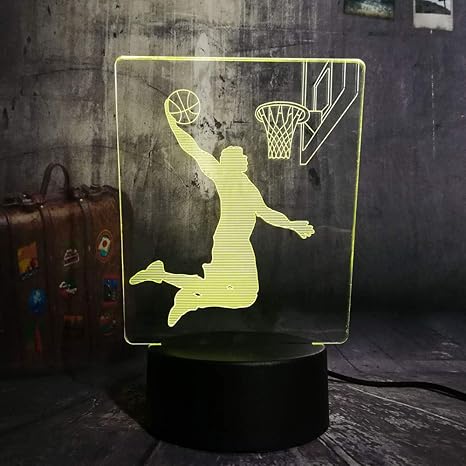 Jugador de baloncesto moderno Cool Slam Dunk Sport Led 7 ...