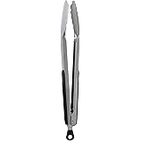 OXO Good Grips 12-Inch Stainless-Steel Locking Tongs, Multicolor