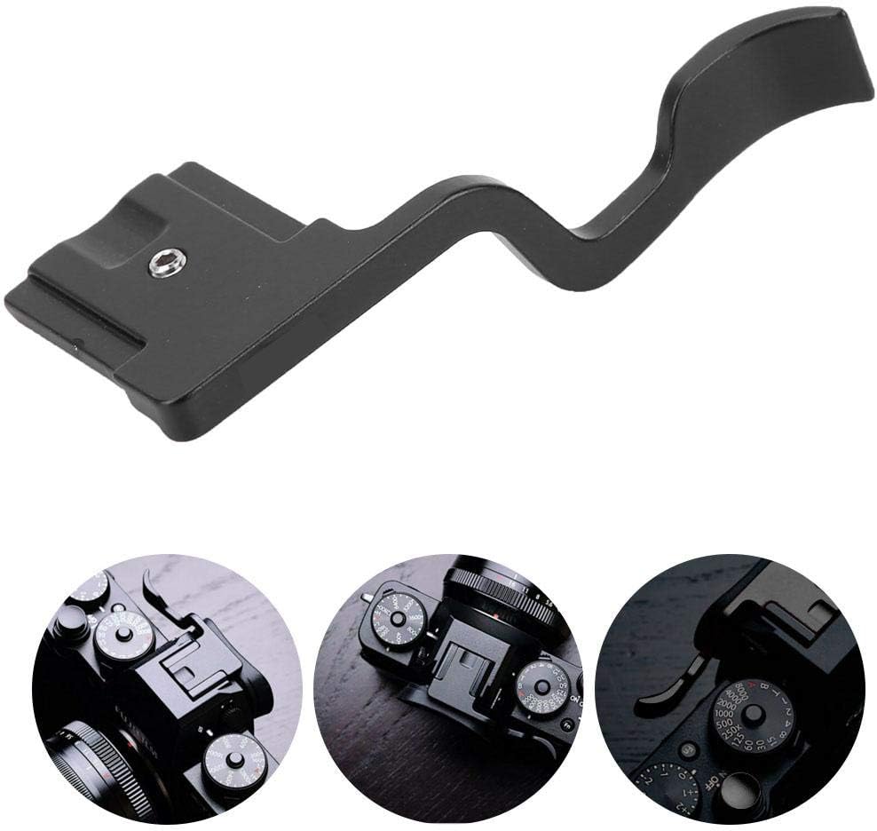 Black Aluminum Alloy Thumb Grip for XT30 Camera, Ergonomic Hand Grip for Steady Video Shooting and Photography - Image 3