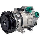 Denso 471-6061 New AC Compressor with Clutch, 1 Pack