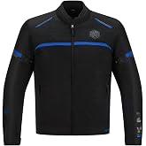 ILM Motorcycle Riding Jacket with Mesh CE Armor and Detachable Thermal Liner Dual Sport All Season for Men Model JAM1