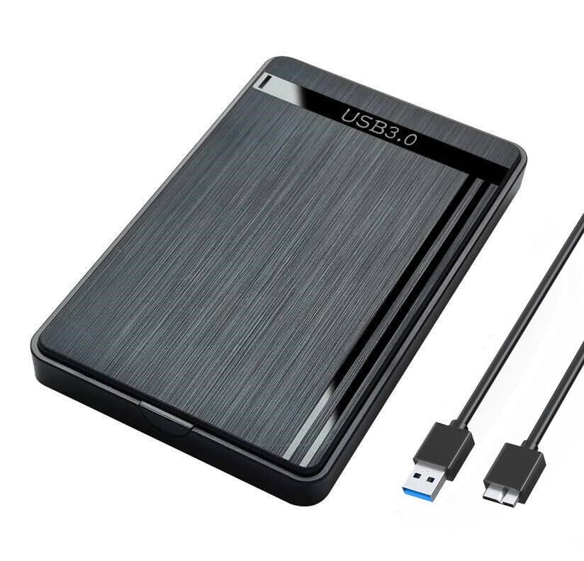 USB 3.0 SATA External Hard Drive Case 2.5 Inch Enclosure Caddy HDD SSD, 2.5 Inch Hard Drive Enclosure | Hard Disk Drive External Case Caddy | External Caddy HDD SSD | Tool Free External SSD
