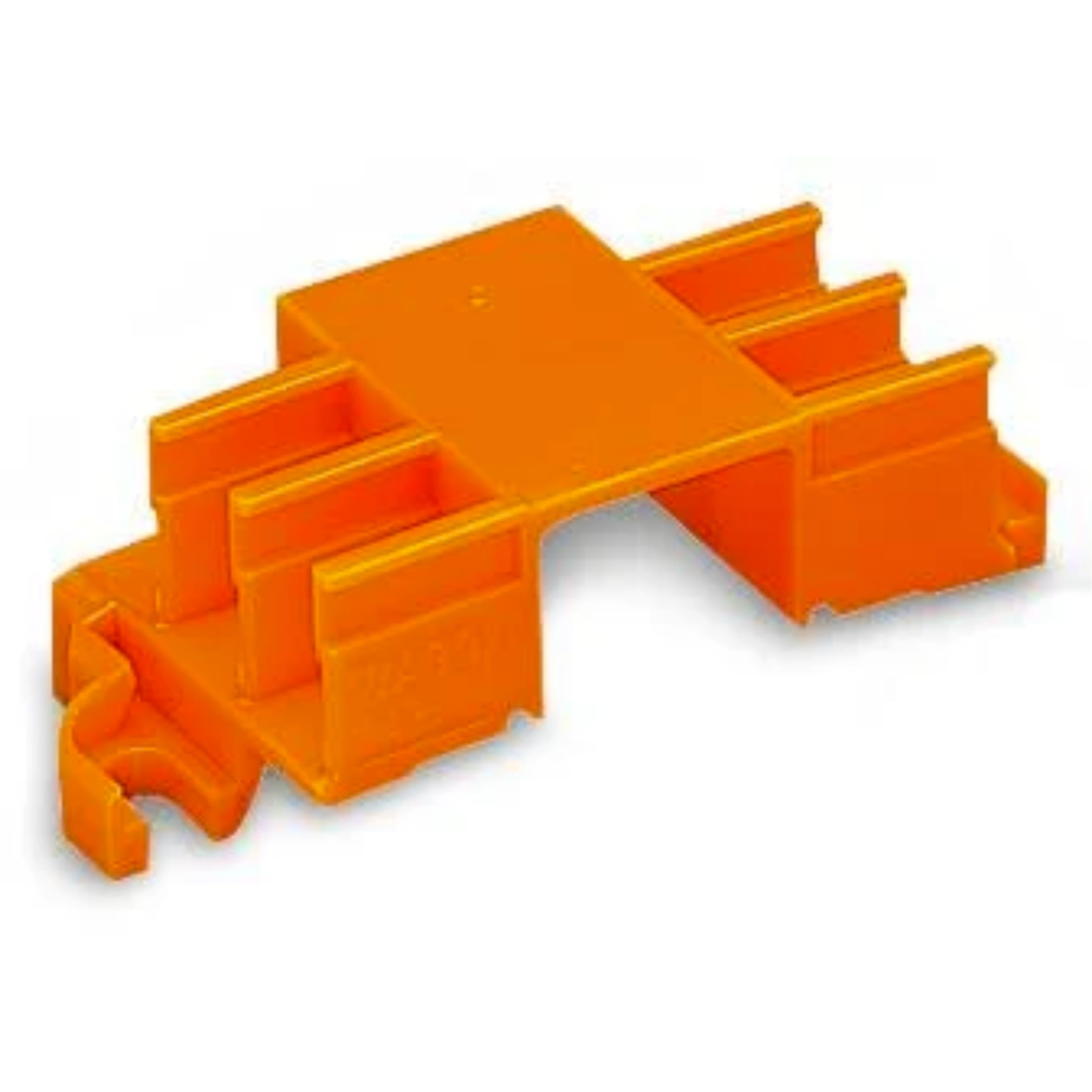 WAGO Mounting carrier, for 6 connectors, 243 Series, for DIN-35 rail mounting/screw mounting, orange, 243-113 (10 pcs)