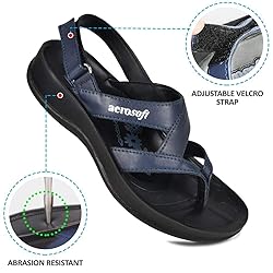 Aerosoft Deke Strappy Slingback Summer Comfort Flat