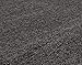 Cozy Shag Collection Charcoal Grey Solid Shag Rug (7'10'' X 9'10