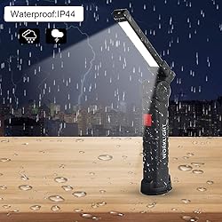 2Pack LED Work Lights, USB Rechargeable COB Light