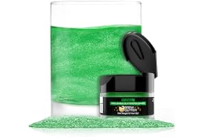BAKELL Brew Glitter Green Edible Drink Glitter 1x 4g Jar for Cocktails, Beer, & Beverages