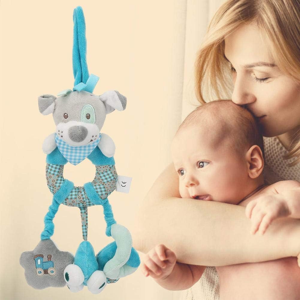 Blue Dog Hochet Poussette Bebe Jouet Suspendu Lit Bebe Berceau Hochet Poupee Peluche Jouet Naissance Bebe Educatif Jouet Deveil Bande Dessinee Interactif Cadeau Hochets Jouets D Eveil Dwteam In
