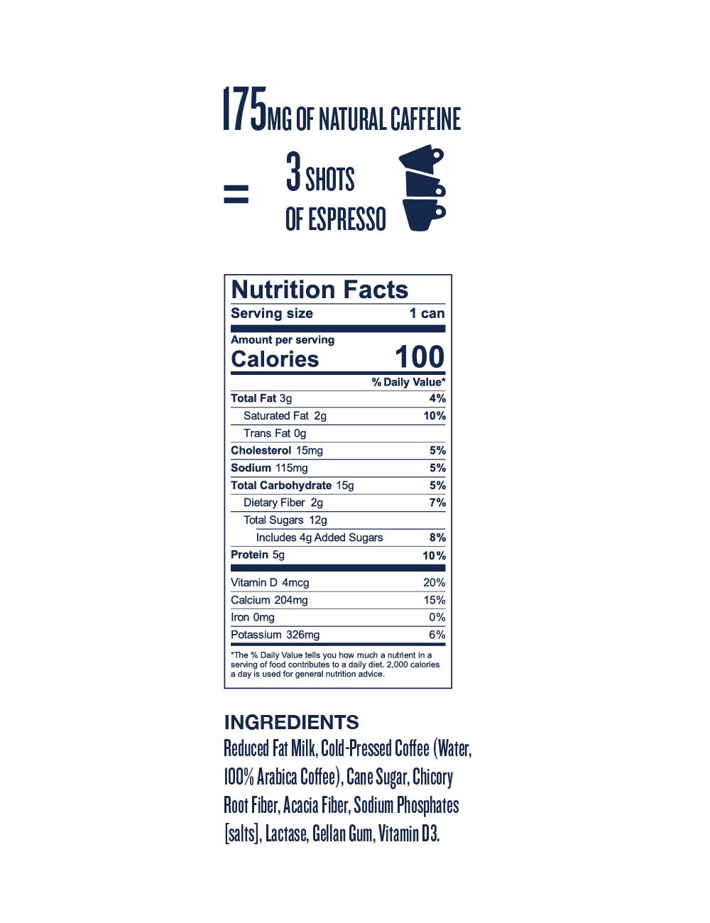 La Colombe Triple Draft Latte - 9 Fluid Ounce, 16 Count - 3 Shots Of Cold-Pressed Espresso and Frothed Milk - Made With Real Ingredients - Grab And Go Coffee : Grocery & Gourmet Food