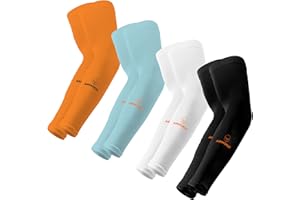 ARMORAY Arm Sleeves for Men or Women - Tattoo Cover Up - Cooling Sports Sleeve for Basketball Golf Football