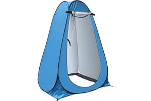 Anngrowy Pop Up Privacy Shower Tent - Portable Outdoor Camping Bathroom Toilet Changing Dressing Room - UPF40+ Waterproof