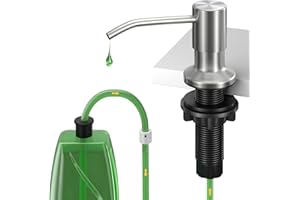 Kitchen Sink Soap Dispenser, Built in SoapDispenser, 47" Extension Tube kit, Counter Lotion Dispenser Pump, No Need More Refi