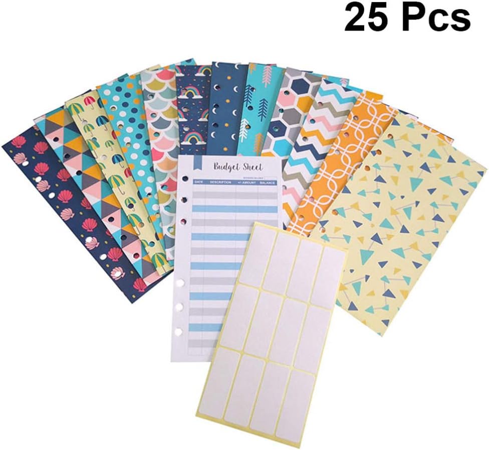 NUOBESTY 12pcs Cash Envelope System Set 12pcs Budget Money Sheets 24pcs Planner Stickers for Budgeting Saving Money - Image 4