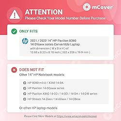 mCover Case Compatible for 2021~2022 14" HP