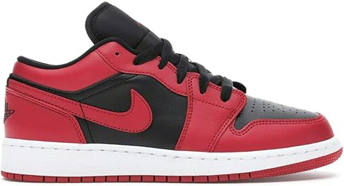 Amazon ナイキ エア ジョーダン 1 Air Jordan Low Reverse Bred Gs Grade School 440 ローカット Red Black White シューズ バッグ