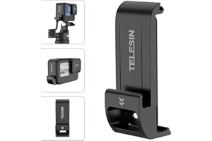 TELESIN G2 Upgraded Battery Door Cover for GoPro Hero 13 12 11 10 9, Water Snow Resistant Protective Case Charger Type-C Charging Mount for Go Pro Hero 13, Hero 12, Hero 11 Hero 10 Hero 9 Accessories