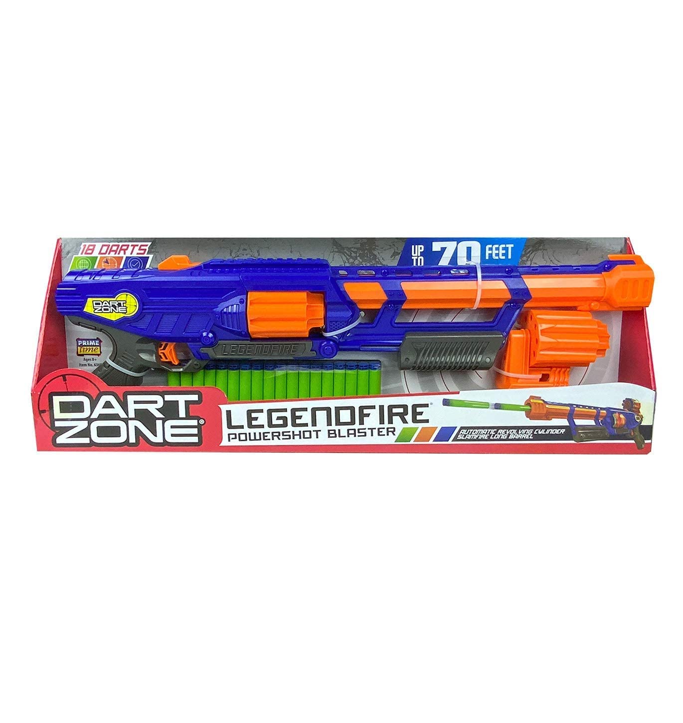 DART ZONE Legendfire Powershot Blaster