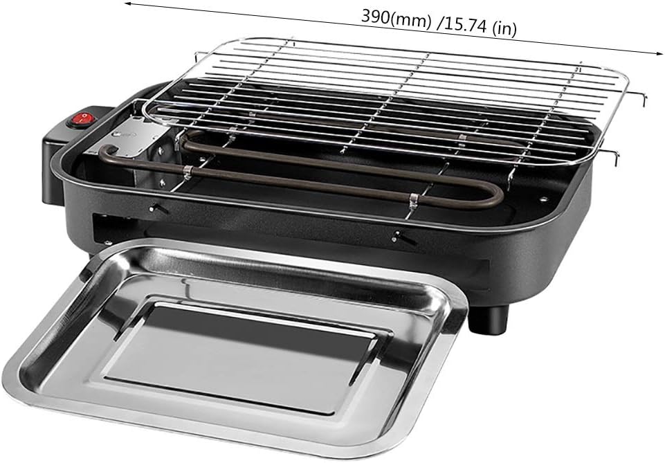 review Nologo W-XS1 The Electric BBQ Grill and Hot Pot,High Temperature Resistant Power Cord,Wear-Resistant,Heat-Resistant and Easy to Clean,Suitable for Home Kitchen and Outdoor Barbecue,Convenient