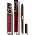 The Lip Bar Vegan Lip Kit, with Straight Facts Lip Liner, Rich Auntie Liquid Matte Lipstick, and Vixen Non-Stickly Lip Gloss, 3 pieces