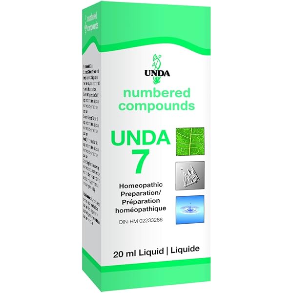 UNDA - Homeopathic Numbered Compounds for Targeted Support
