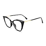 FEISEDY Oversized Cat Eye Glasses Frame Non