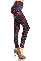 Leggings Depot Women's Ultra Soft Popular Best Printed Fashion Leggings BAT27