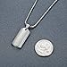 Aoiy Men's Stainless Steel Lord's Prayer and Cross Medallion Pendant Necklace, Silver-Tone 23
