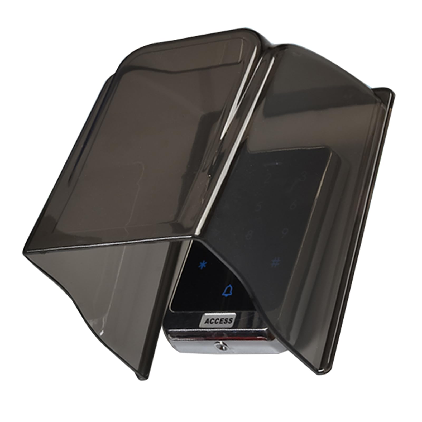 Photo 1 of dgyezhao Plastic Doorbell Rain Cover, Plastic Doorbell Water Shield Waterproof Protector Doorbell Access Control Attachment for Door Access/Attendance Machine/Doorbell Chime(Grey)