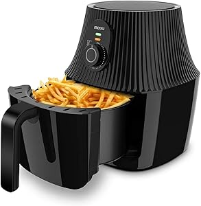 imarku Air Fryer, 2.6QT Electric Hot Air Fryers Fast Oven Cooker with Timer Knob for Air Frying, Roasting and Reheating, Nonstick Basket, No Plastic Smell, 1000W