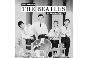 TF Publishing 2026 The Beatles: In Black & White Wall Calendar - Large Grids for Appointments and Scheduling - Monthly Wall C