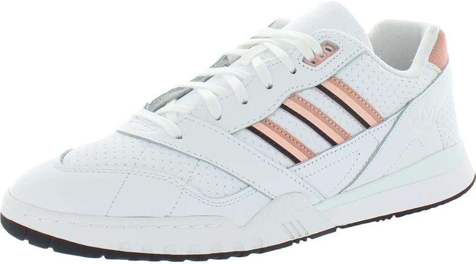 Amazon.com | adidas Originals Mens A.R. Trainer Leather Low Top Sneakers White 12 Medium (D 