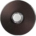 Broan-NuTone PB41LBR Lighted Round Oil-Rubbed Bronze Stucco Pushbutton