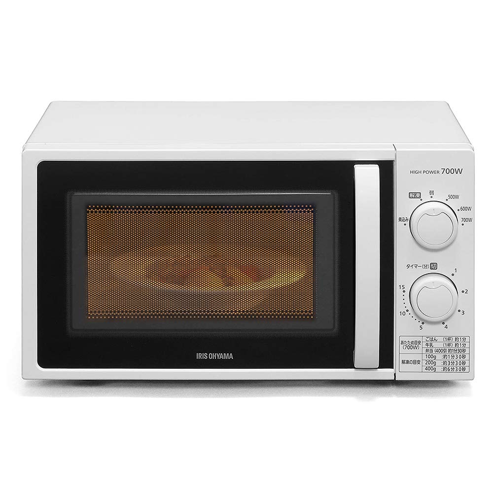 アイリスオーヤマ 電子レンジ 17L ターンテーブル 単機能 700W 出力6段階 【西日本/60Hz】ホワイト IMG-T177-6-W商品画像