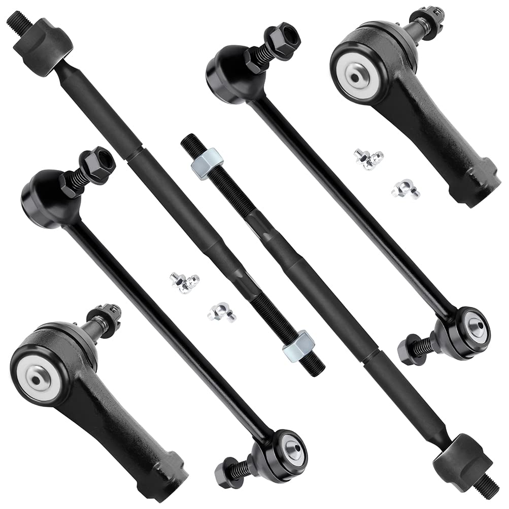 Photo 1 of SCITOO 6pcs Front Suspension Kit Inner Outer Tie Rod Ends Stabilizer Sway Bar End Links Fit 2005-2009 for Chevy Cobalt 2006-2011 for Chevy HHR 2005-2009 for Pontiac G5 ES800030 EV80445 K750012