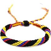 Bandera de Colombia Flag Bracelet - Pulsera de Colombia - Adjustable Patriotism Jewerly for Men & Women - Handmade Bracelet - Colombia Jewerly - Colombian Culture - Colombian Pride Bracelet