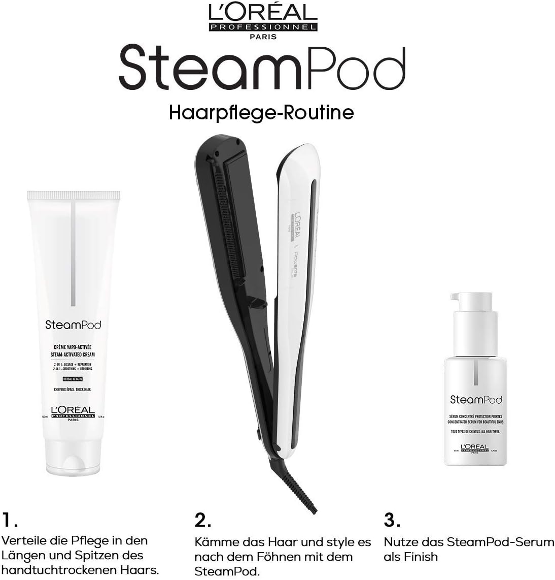 loreal steampod milk
