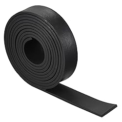 uxcell EPDM Rubber Foam Sheet Strips 3/16" T x