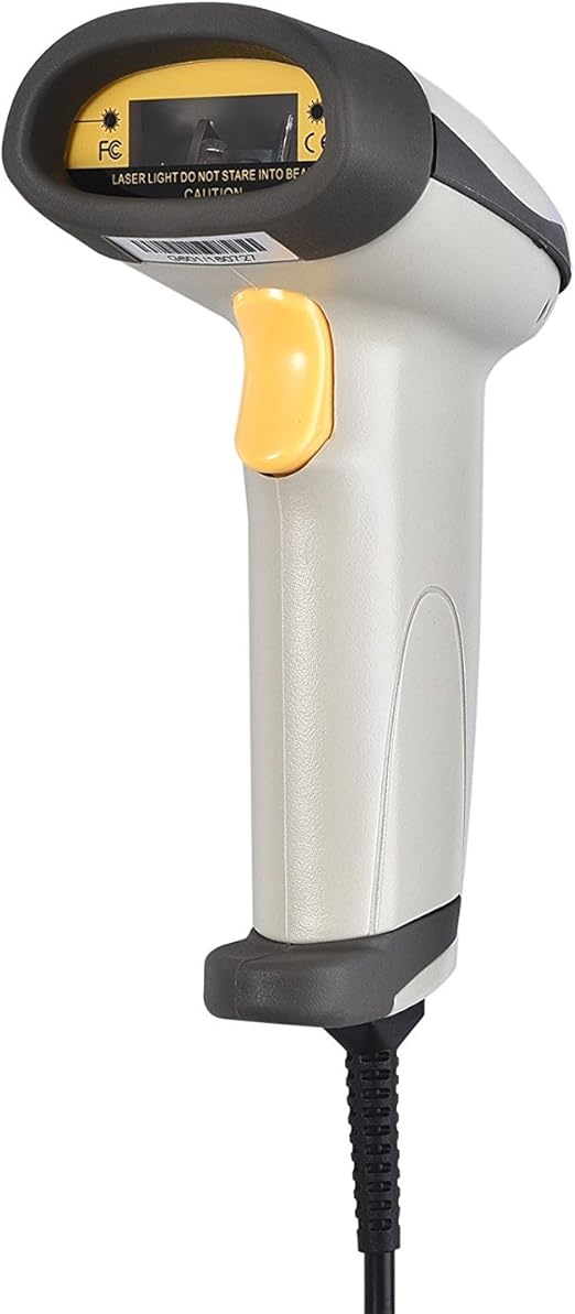 Barcode Scanner Reader Optical Laser High Speed Mac Win 7 8 10 Linux Manually Long Range USB