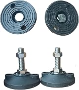 KATSU 4pk M16x60mm Leveling Feet Stainless Steel 100mm Nylon Base Heavy Duty view 2