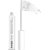 wet n wild Mega Clear Brow &amp; Lash Mascara - Sculpts Brows, Defines Lashes, Conditioning with Soy Protein &amp; ProVitamin B5, Primer &amp; Top Coat, Cruelty-Free &amp; Vegan - Clear