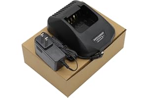KOKORASA KSC-25 Charger KSC-25L for Kenwood TK-2360 TK-2140 TK-3140 TK-2160 TK-3160 TK-2170 TK-3170 TK-3360 NX-220 NX-320 Walkie Talkie Charger KNB-57L KNB-55L KNB-35L KNB-56N KNB-26N Battery (1)